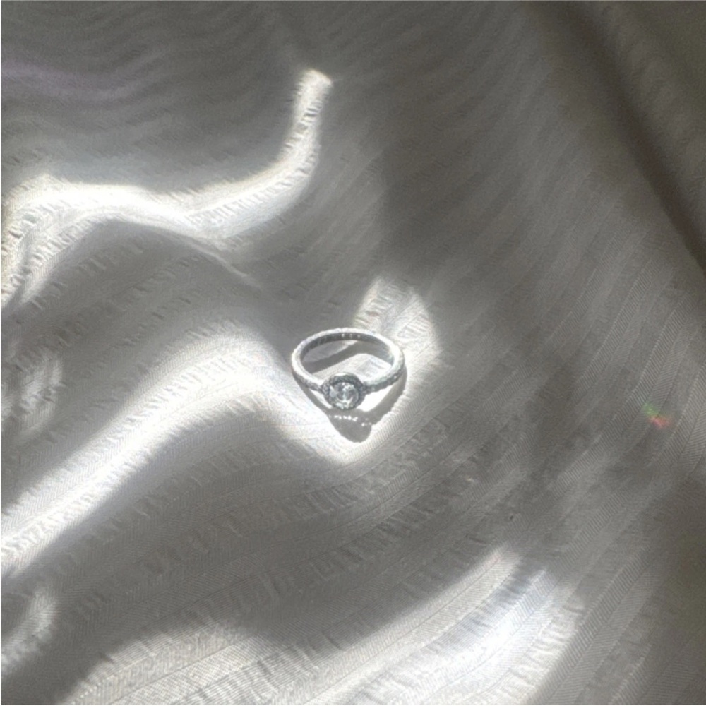 Pandora Ring with Silver Detail